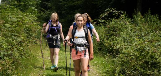 Juffis auf der Probewanderung 2017